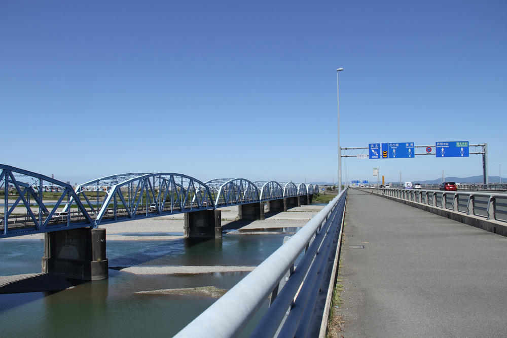 新天竜川橋から天竜川橋